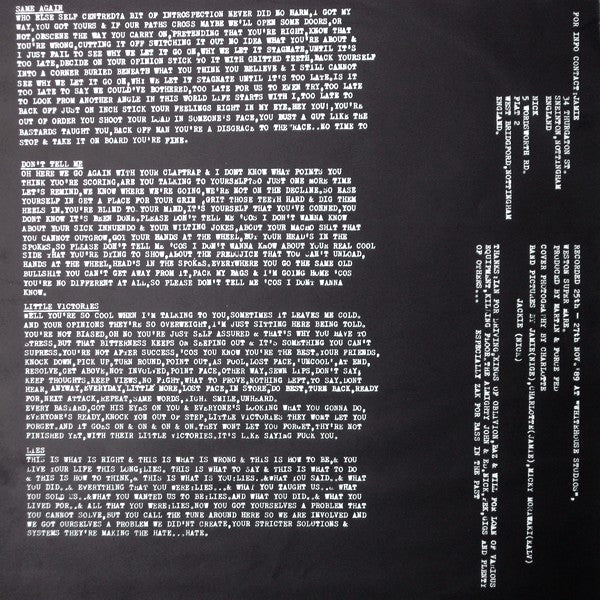 Force Fed : Claustrophobia (LP, Album)