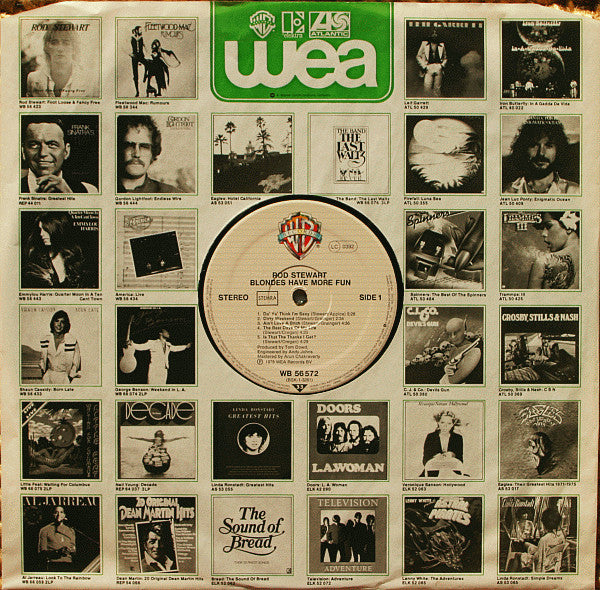 Rod Stewart : Blondes Have More Fun (LP, Album, Gat)