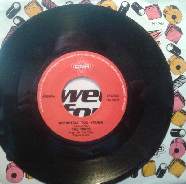 The Twits (4) : Sweets For My Sweet / Definitely Too Young (7", Sin)