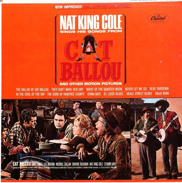 Nat King Cole : Nat King Cole Sings His Songs From Cat Ballou And Other Motion Pictures (LP, LA )