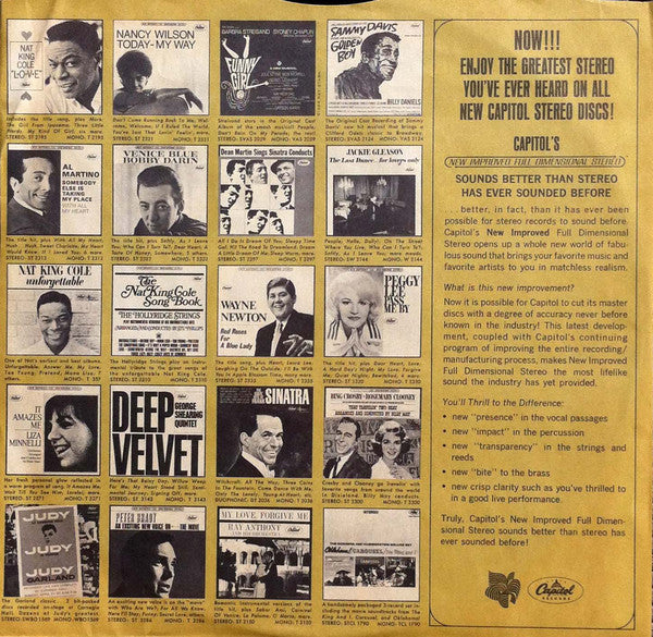 Nat King Cole : Nat King Cole Sings His Songs From Cat Ballou And Other Motion Pictures (LP, LA )