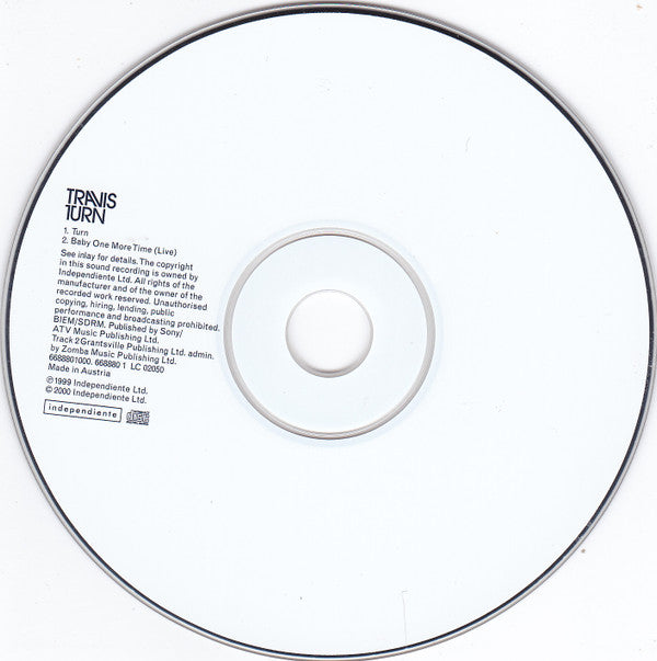 Travis : Turn (CD, Single)
