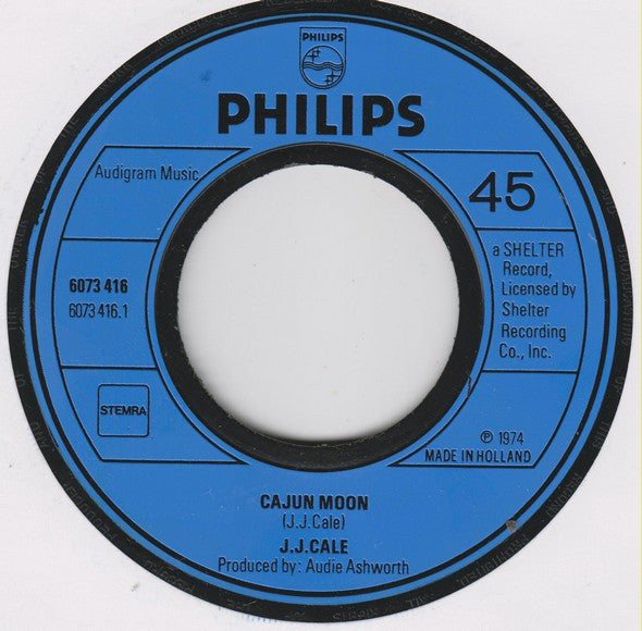 J.J. Cale : Cajun Moon / Starbound (7", Single)