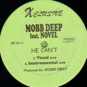 Mobb Deep : He Can't / Niggah (12", Promo, Unofficial)