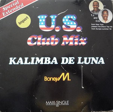 Boney M. : Kalimba De Luna (Special Extended U.S. Club Mix) (12", Maxi, Promo)