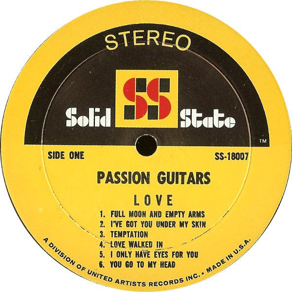 The Passion Guitars : Love (LP)