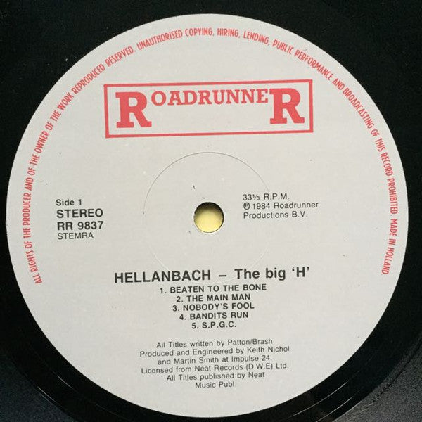 Hellanbach : The Big H (LP, Album)