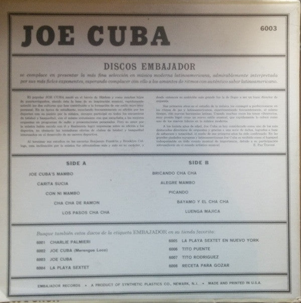 Joe Cuba : Joe Cuba (LP, Comp)