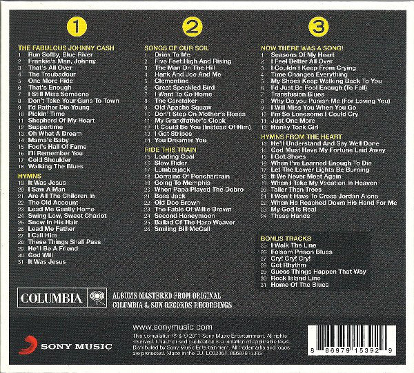 Johnny Cash : The Real... Johnny Cash (3xCD, Comp)