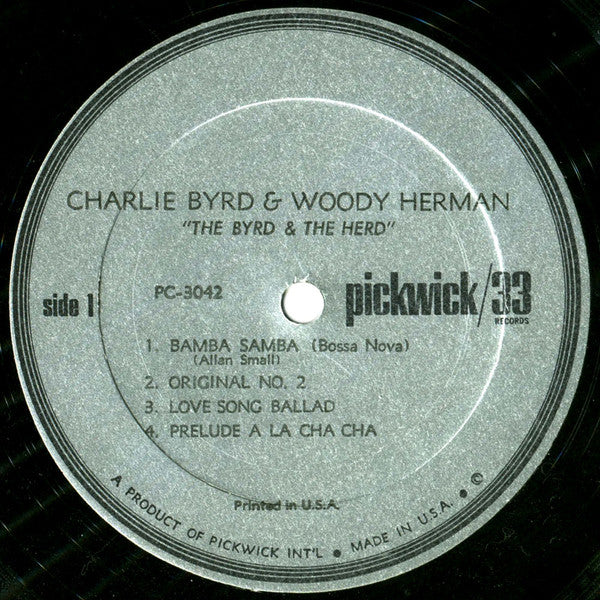 Charlie Byrd & Woody Herman : The Byrd & The Herd (LP, Mono)