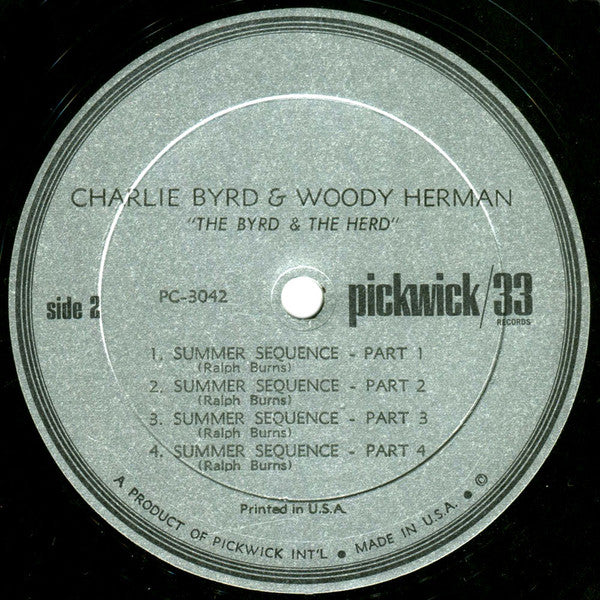 Charlie Byrd & Woody Herman : The Byrd & The Herd (LP, Mono)
