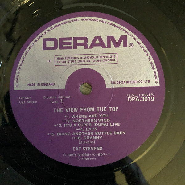 Cat Stevens : The View From The Top (2xLP, Comp, Mono)