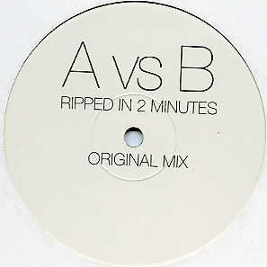 A vs. B : Ripped In 2 Minutes (12", Promo)