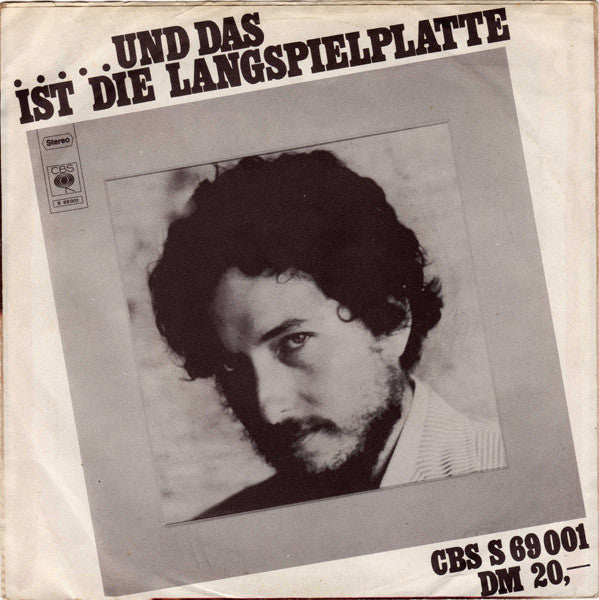 Bob Dylan : If Not For You (7", Single)