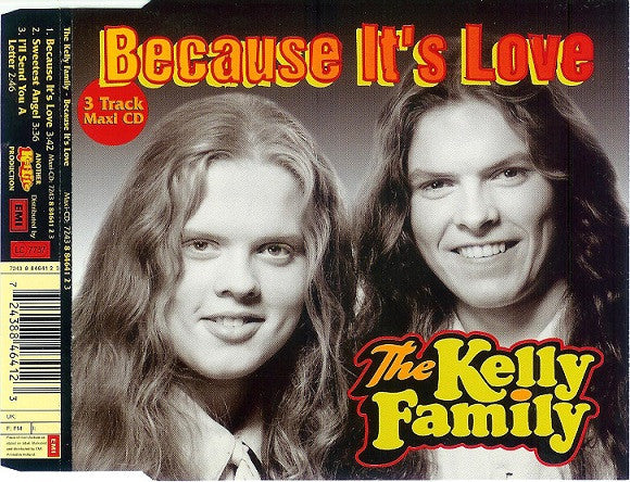 The Kelly Family : Because It's Love (CD, Maxi)