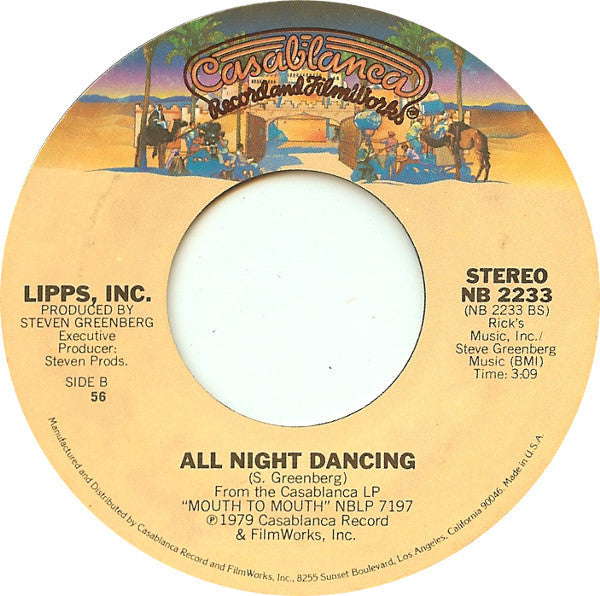 Lipps, Inc. : Funkytown  (7", Single, Styrene, 56)