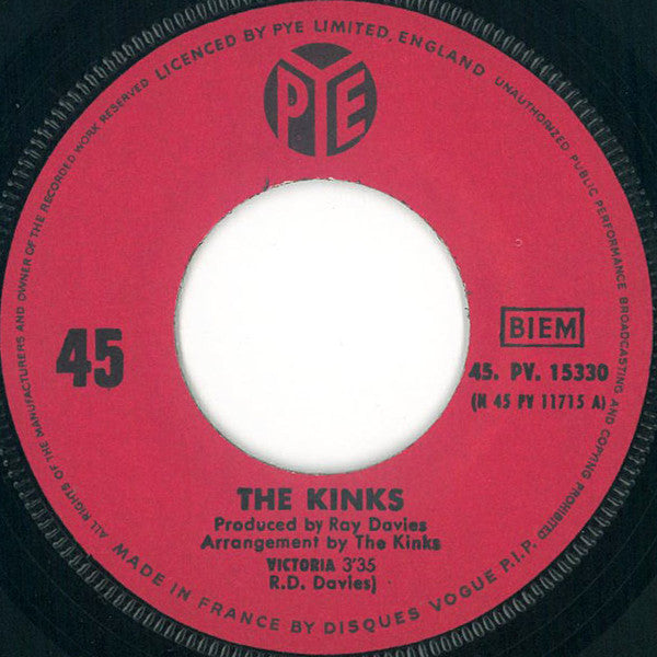 The Kinks : Victoria (7", Single)