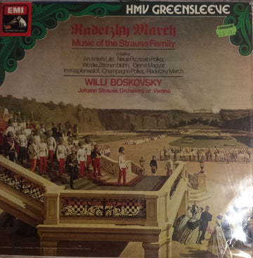 Willi Boskovsky, Wiener Johann Strauss Orchestra : Radetzky March - Music Of The Strauss Family (LP, Comp)