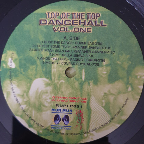 Various : Top Of The Top Dancehall Vol.One (LP, Comp)