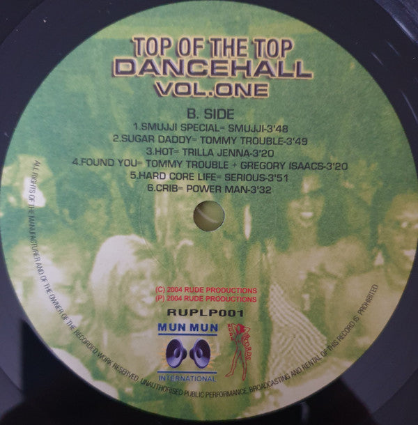 Various : Top Of The Top Dancehall Vol.One (LP, Comp)