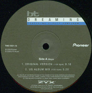BT Featuring Kirsty Hawkshaw : Dreaming (12")