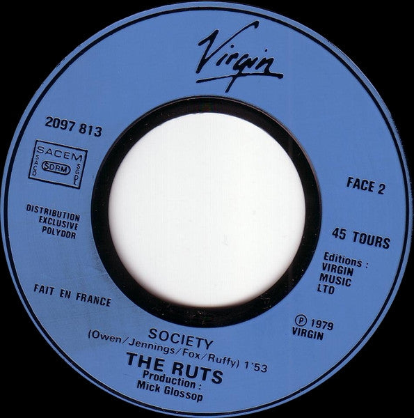 The Ruts : Babylon's Burning (7", Single)