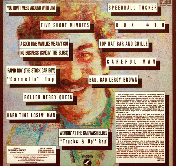 Jim Croce : Bad, Bad Leroy Brown / Jim Croce's Greatest Character Songs (LP, Comp)