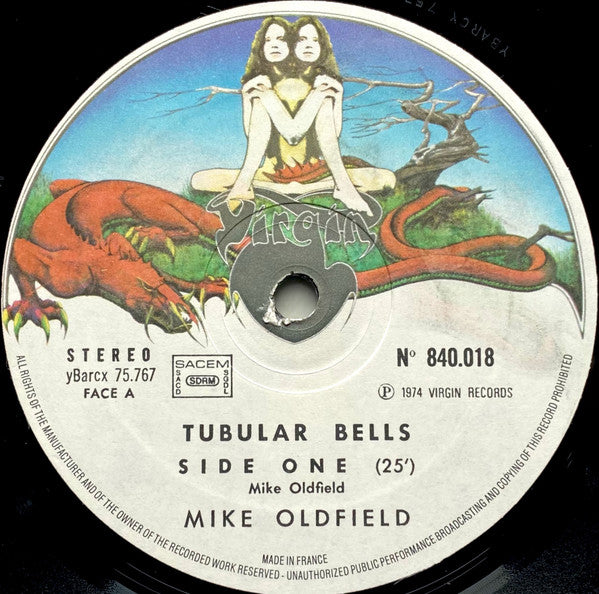 Mike Oldfield : Tubular Bells (LP, Album, RP)