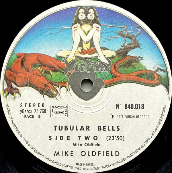 Mike Oldfield : Tubular Bells (LP, Album, RP)