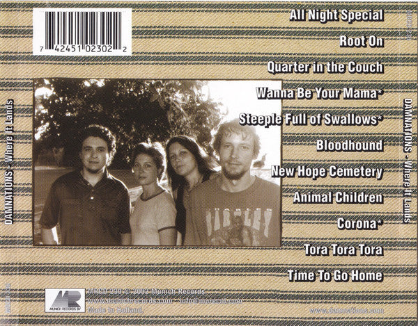 The Damnations : Where It Lands (CD, Album)