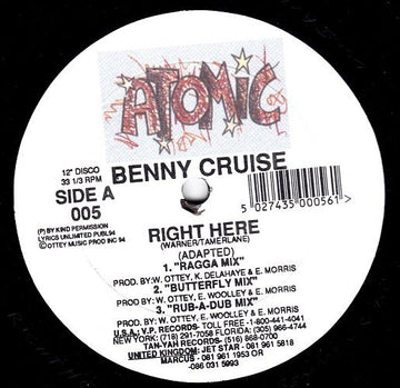 Benny Cruise / Echobines : Right Here / AIDS Nuhfear (12")