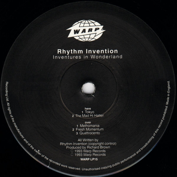Rhythm Invention : Inventures In Wonderland (2xLP, Album)