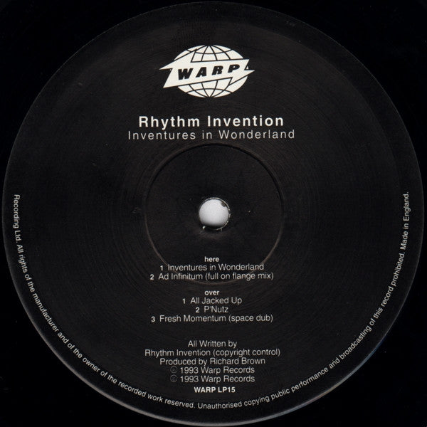 Rhythm Invention : Inventures In Wonderland (2xLP, Album)