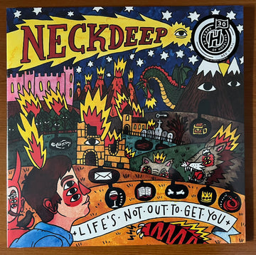 Neck Deep (2) : Life's Not Out To Get You (LP, Album, RE, RP, Red)