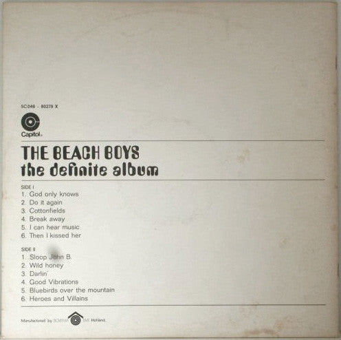 The Beach Boys : The Definite Album (LP, Comp, Gat)