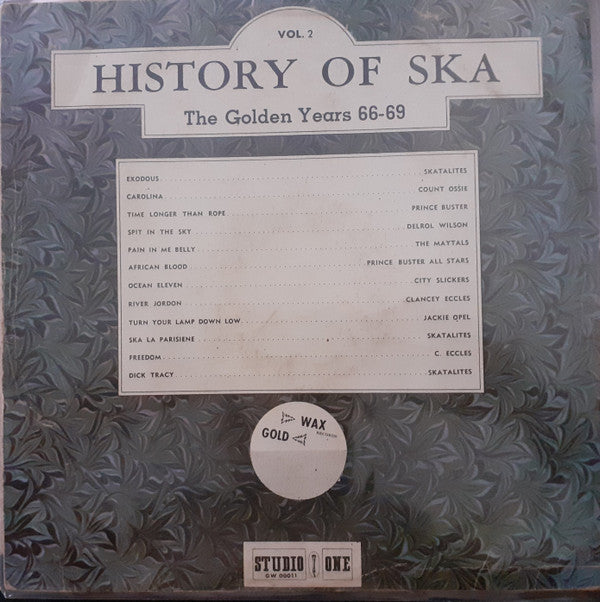 Various : History Of Ska Vol. 2 - The Golden Years 66-69 (LP, Comp)