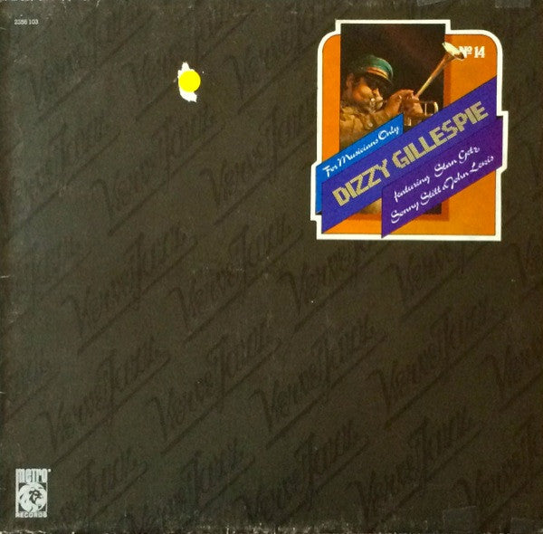 Dizzy Gillespie Featuring Stan Getz, Sonny Stitt, John Lewis (2) : For Musicians Only (LP, Album, Mono, RE)