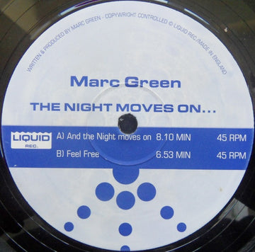 Marc Green : The Night Moves On (12")