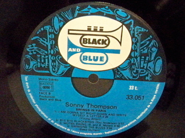 Sonny Thompson : Swings In Paris (LP, Album)