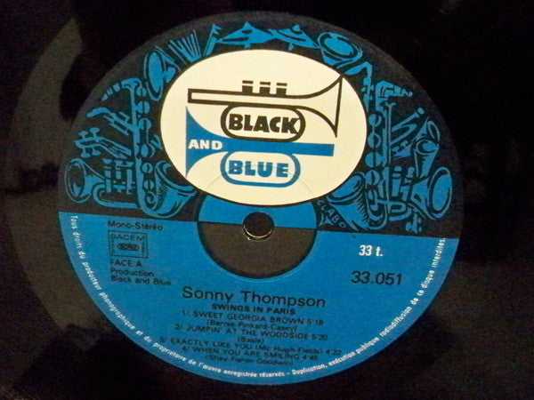 Sonny Thompson : Swings In Paris (LP, Album)