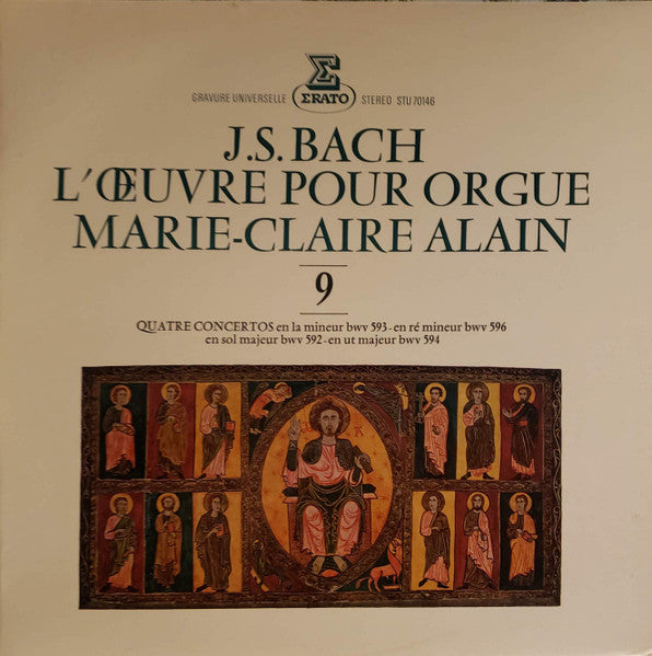 J.S. Bach*, Marie-Claire Alain : Quatre Concertos (LP, RE)