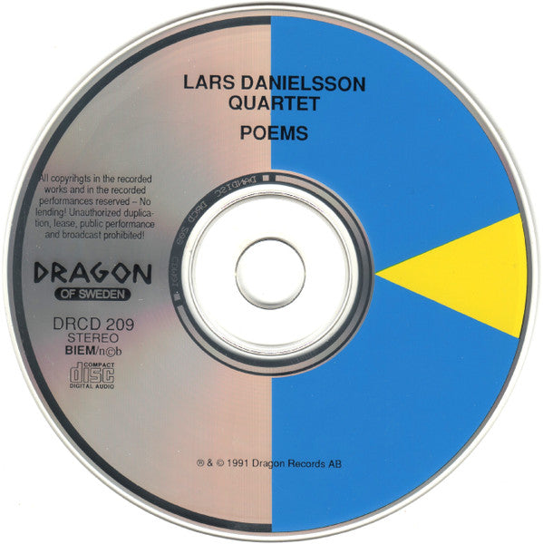 Lars Danielsson Quartet : Poems (CD, Album)