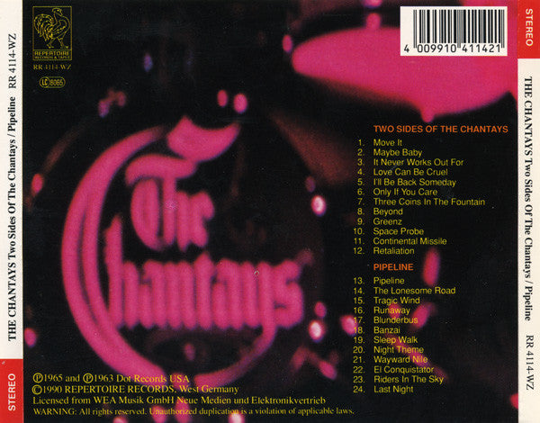 The Chantays : Two Sides Of The Chantays / Pipeline (CD, Comp)