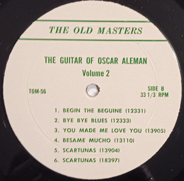 Oscar Aleman : The Guitar Of Oscar Aleman Volume Two (LP, Comp)