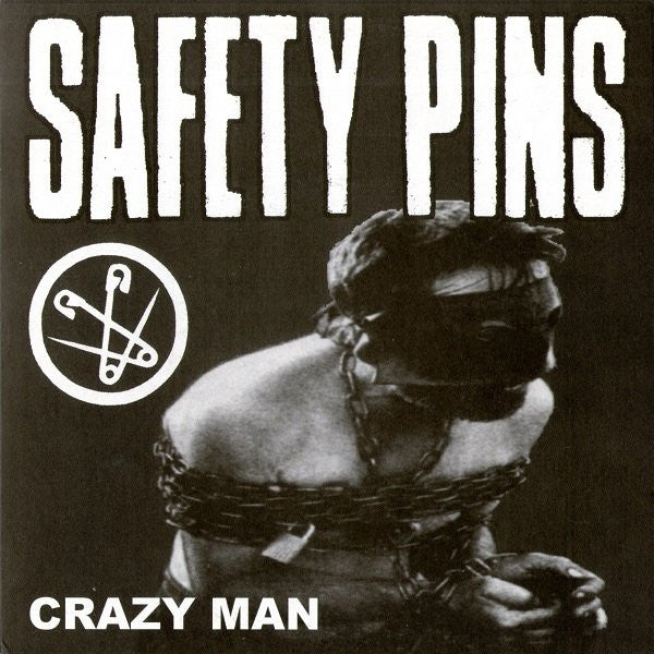 Safety Pins : Crazy Man (7", Whi)