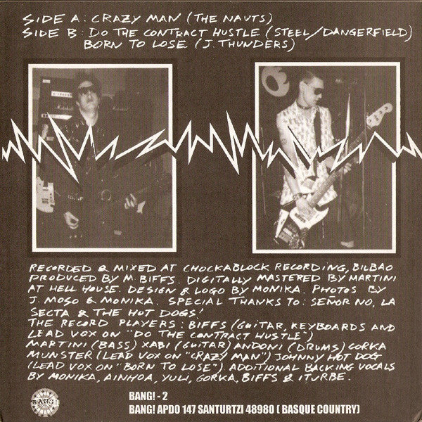 Safety Pins : Crazy Man (7", Whi)