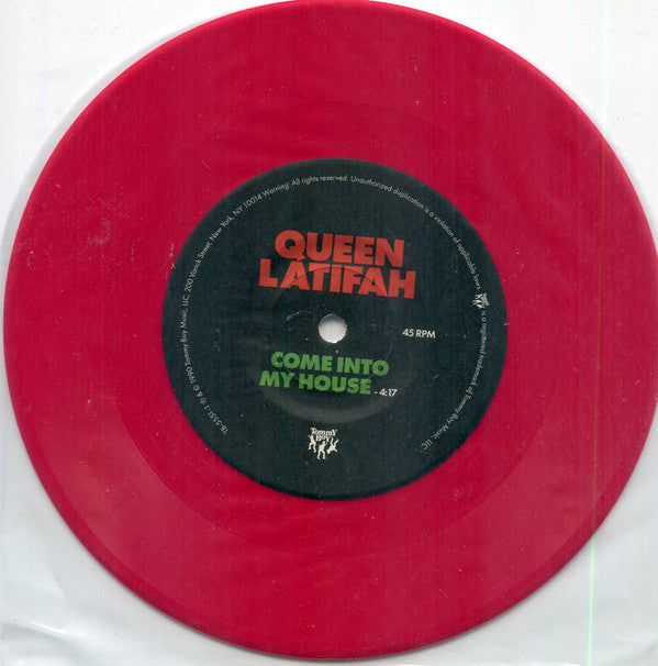 Queen Latifah : Ladies First / Come Into My House (7", Single, Ltd, M/Print, Red)