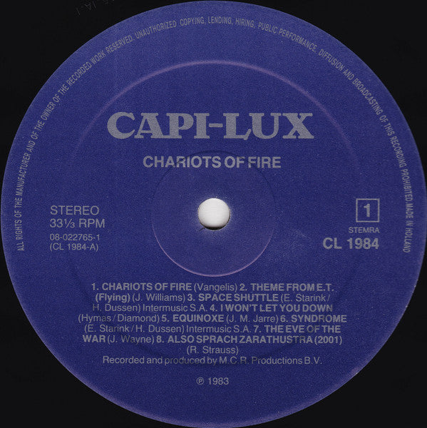 Unknown Artist : Chariots Of Fire (LP, Album)
