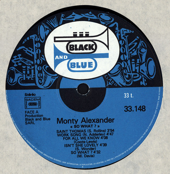 Monty Alexander : So What? (LP, Album)