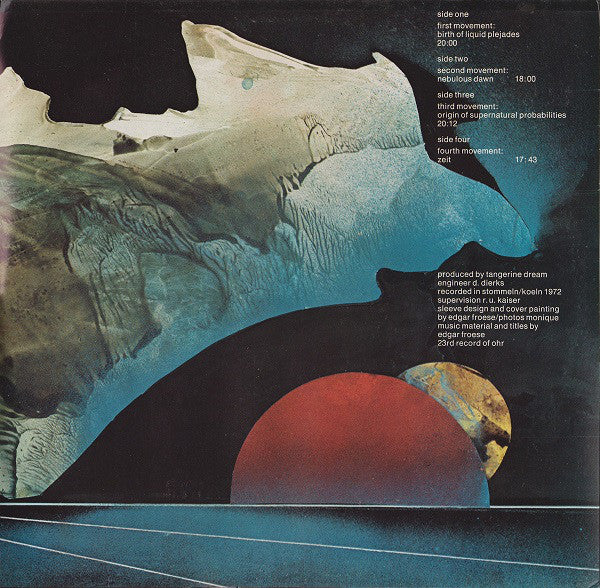 Tangerine Dream : Zeit (2xLP, Album, RP, Gat)